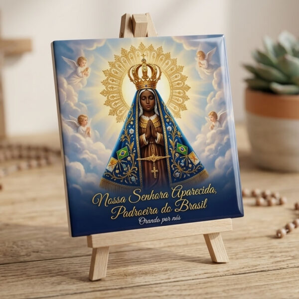 Azulejo Decorativo Premium - Coleção Nossa Senhora Aparecida